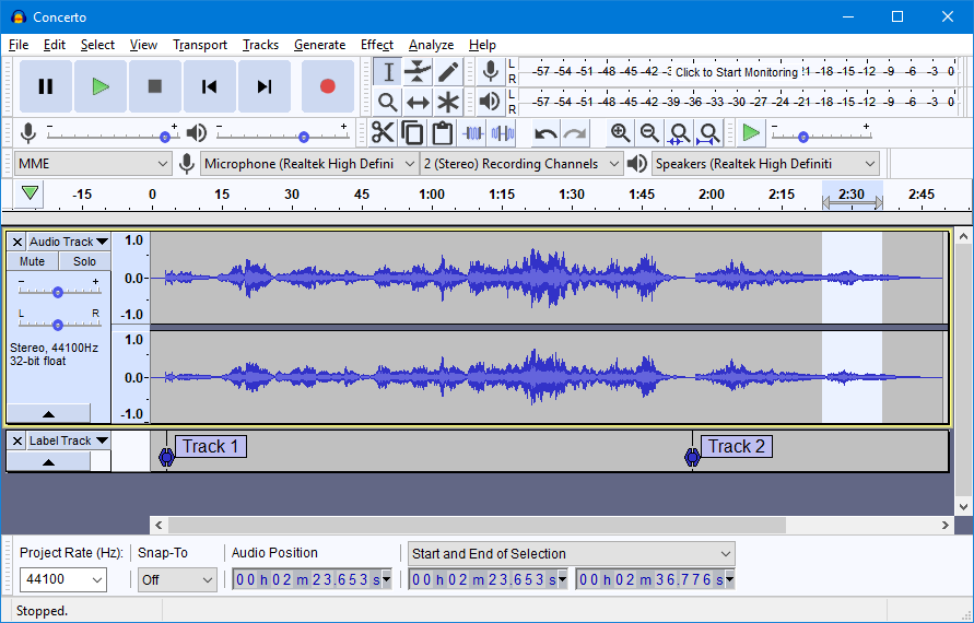 Багатофункціональний редактор звукових файлів